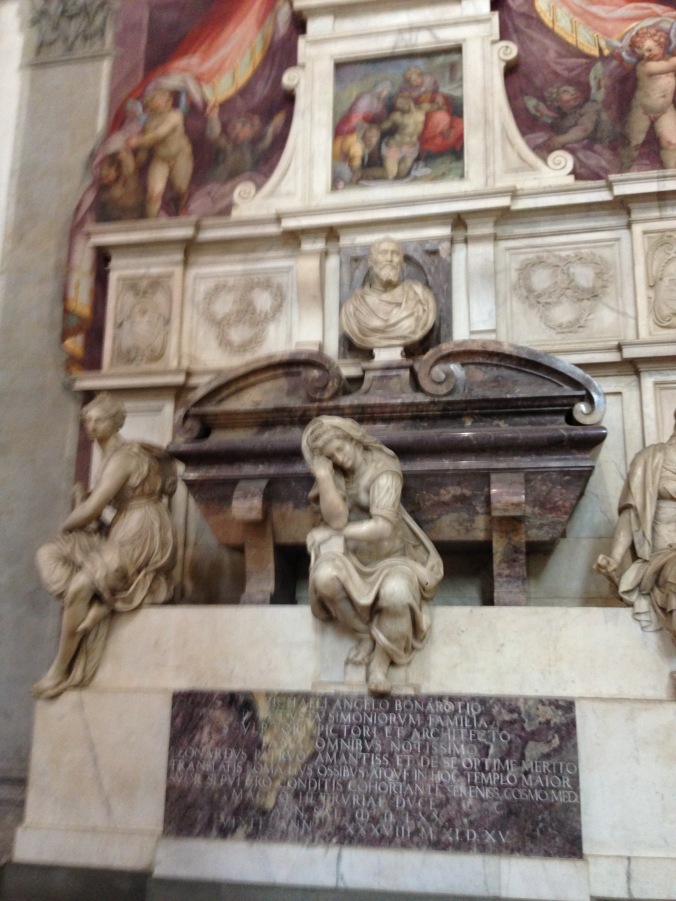 Santa Croce: Michelangelo's tomb