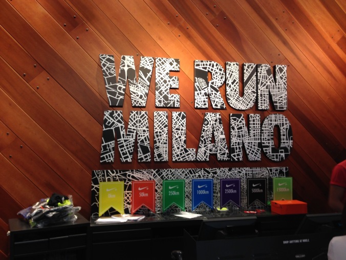 Nike store in Milan, this one's for you Mom
